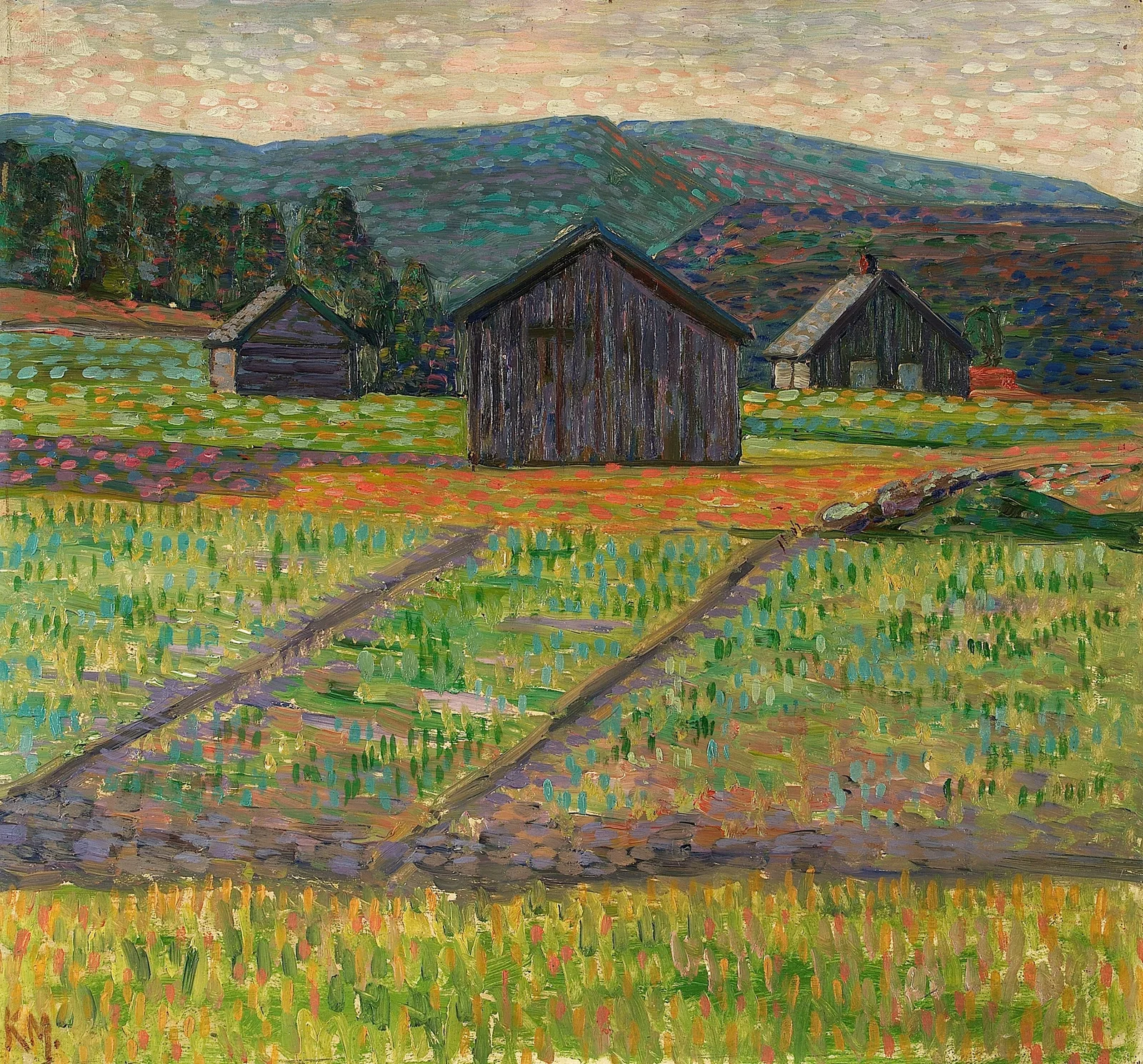 Norra maastik, 1908 – nr 1 av Konrad Mägi