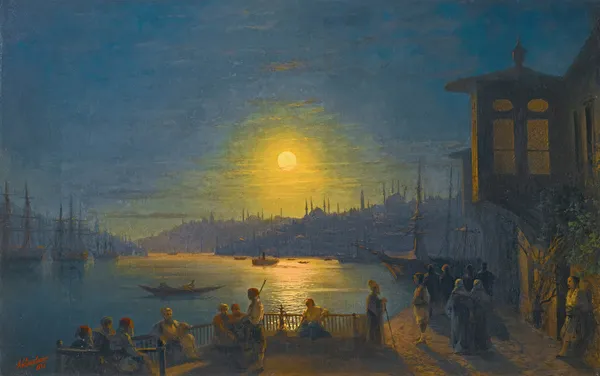 Moonrise Over The Golden Horn av Ivan Konstantinovich Aivazovsky
