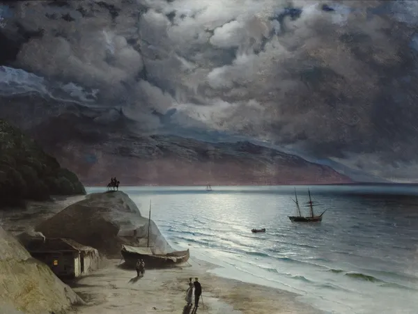 Night at Gurzof av Ivan Konstantinovich Aivazovsky