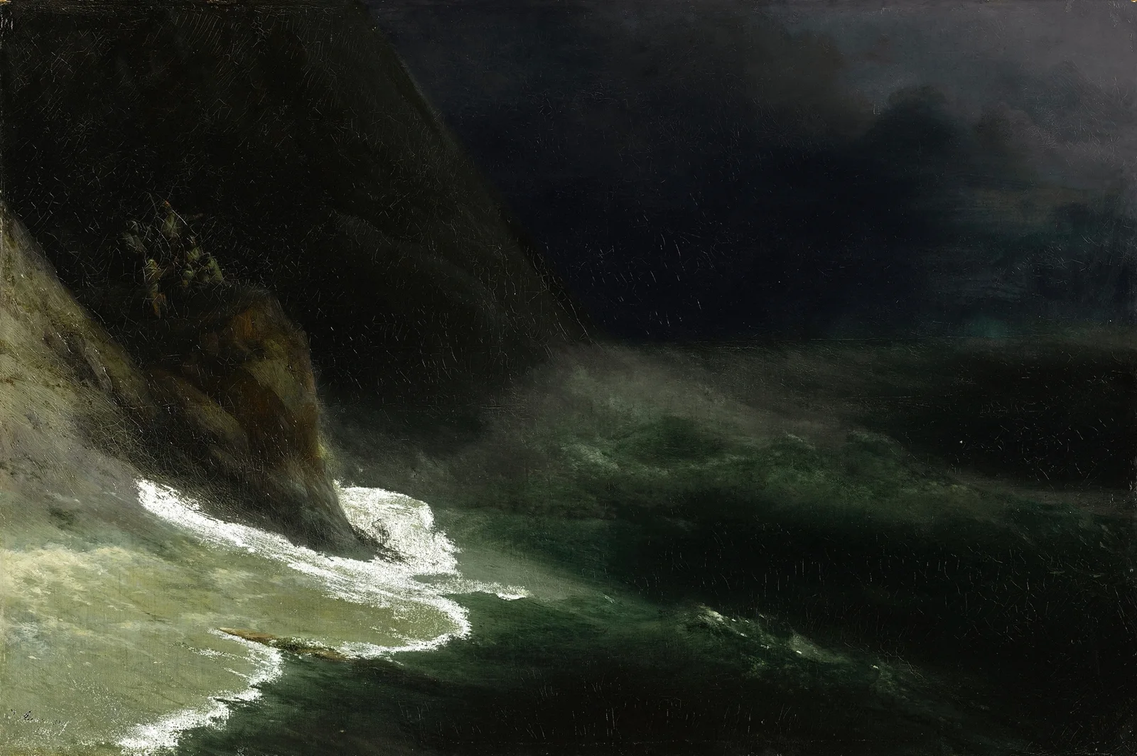 Seascape, 1878 av Ivan Konstantinovich Aivazovsky