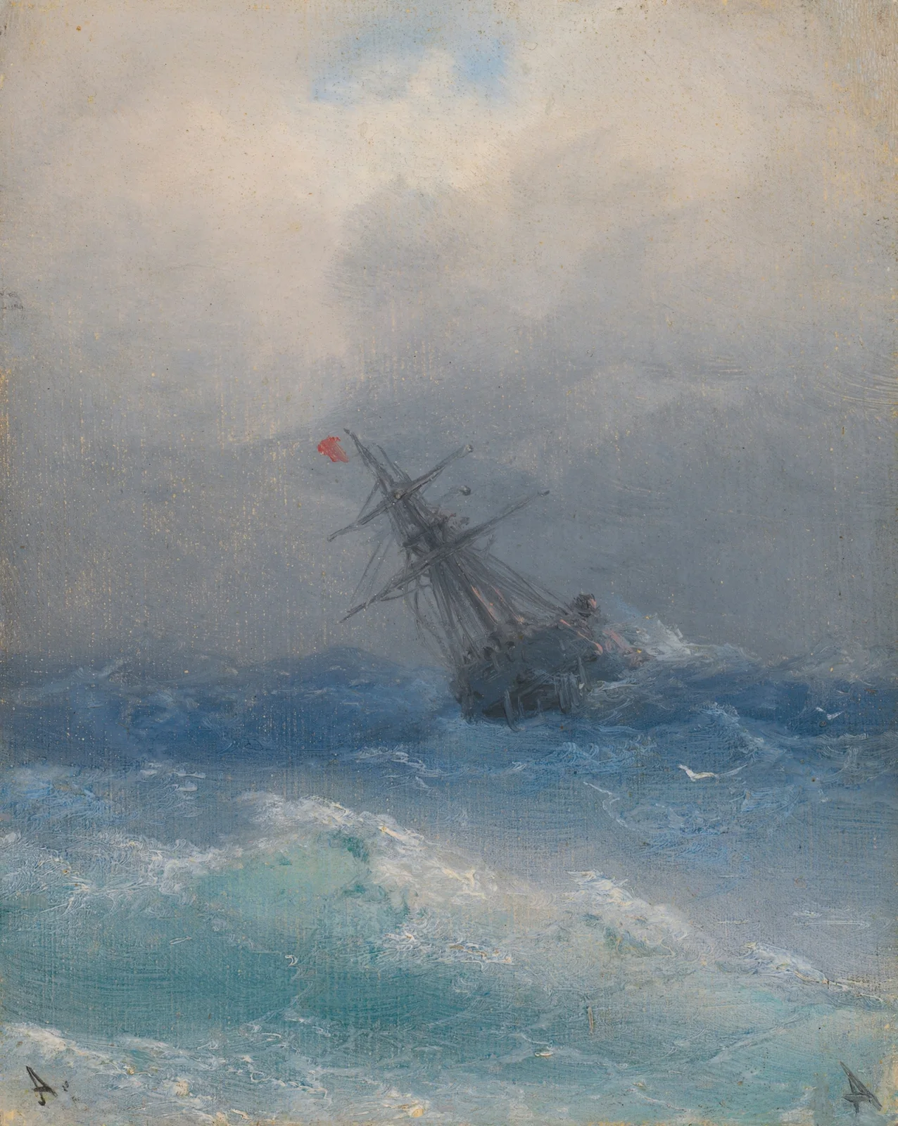 Shipwreck av Ivan Konstantinovich Aivazovsky