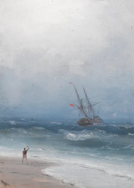Stormy Coast av Ivan Konstantinovich Aivazovsky
