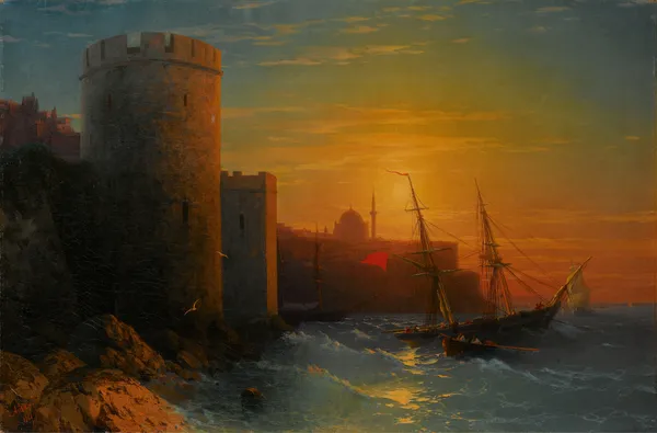 Sunset over Constantinople av Ivan Konstantinovich Aivazovsky
