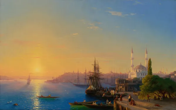 View Of Constantinople And The Bosphorus av Ivan Konstantinovich Aivazovsky