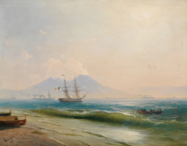 View Of Mount Vesuvius av Ivan Konstantinovich Aivazovsky