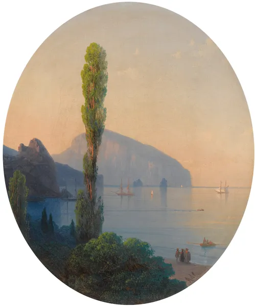 View Of The Ayu Dag av Ivan Konstantinovich Aivazovsky