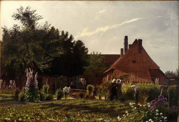 Grandmother’s Garden av Kristian Zahrtmann
