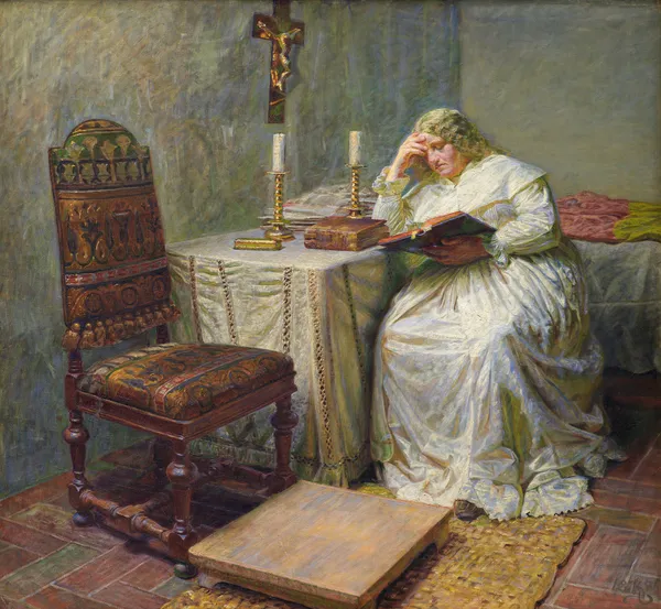 Leonora Christina in Blåtårn (1890_1891) av Kristian Zahrtmann