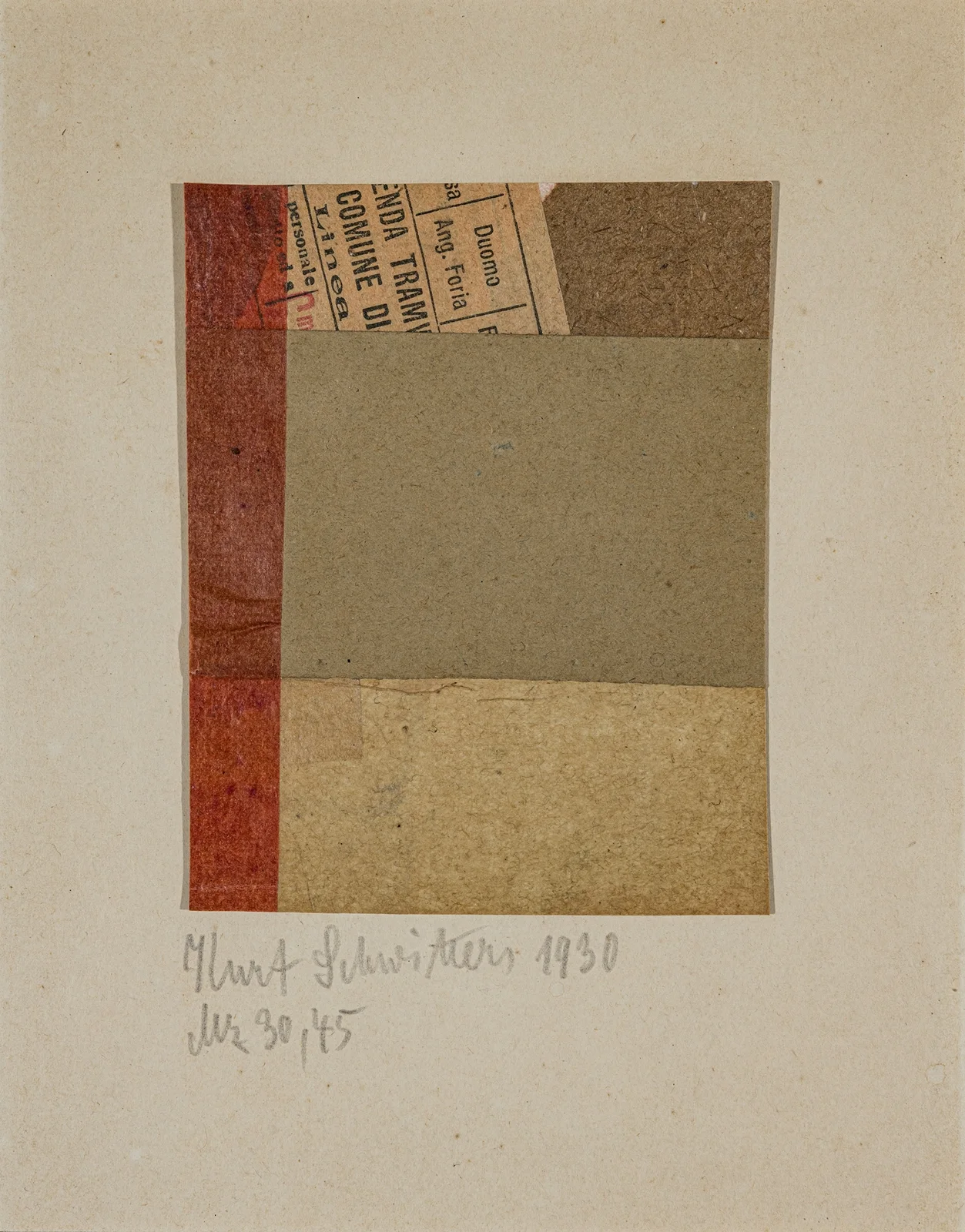 Mz 30, 45 av Kurt Schwitters