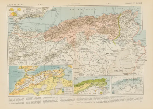 Algérie et Tunisie av Paul Vidal de La Blache