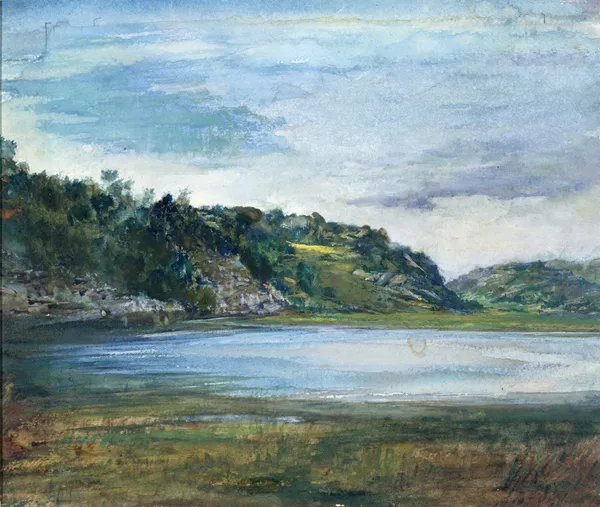 Paradise Rocks—Study at Paradise, Newport, Rhode Island av John La Farge