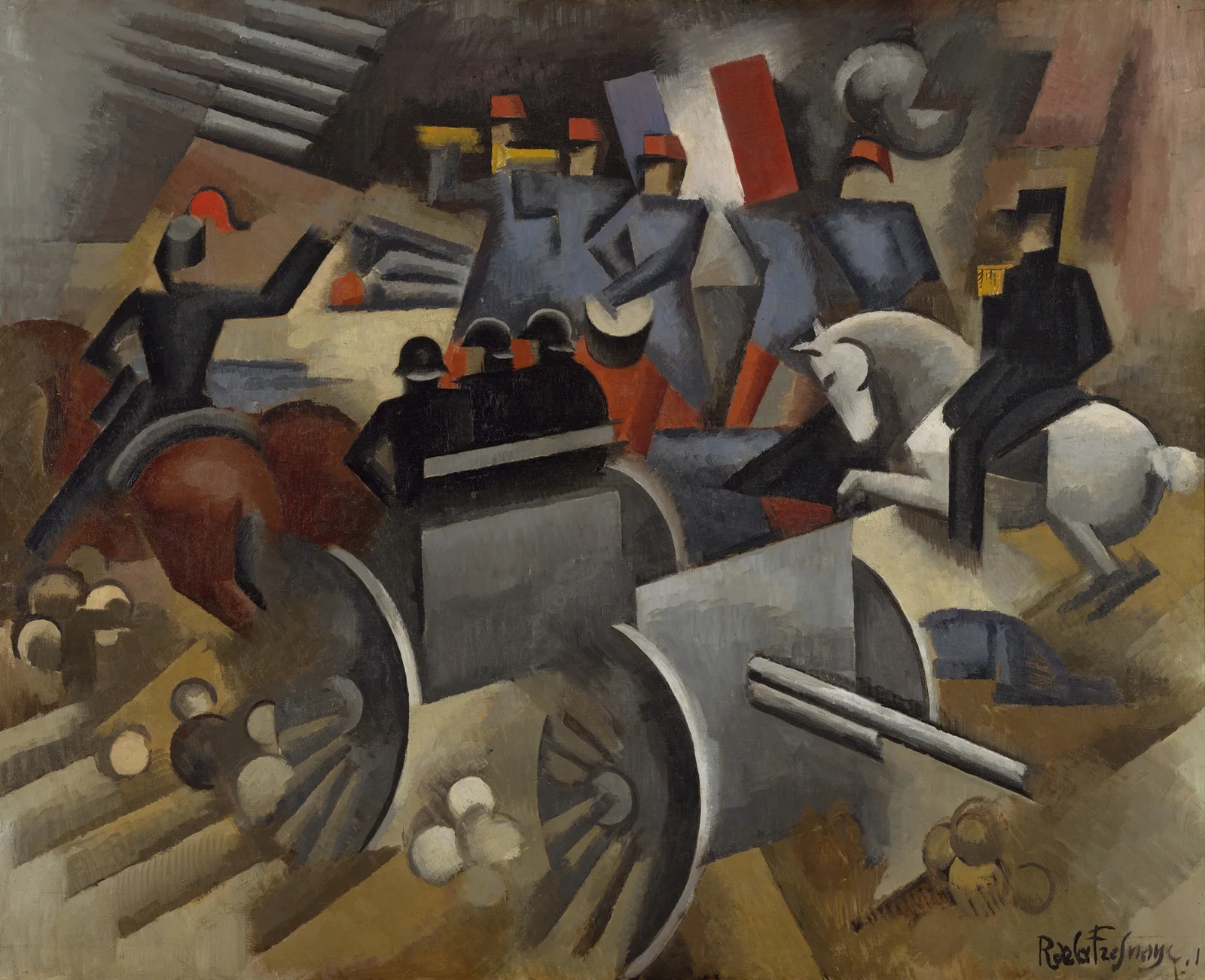 Artillery av Roger de La Fresnaye