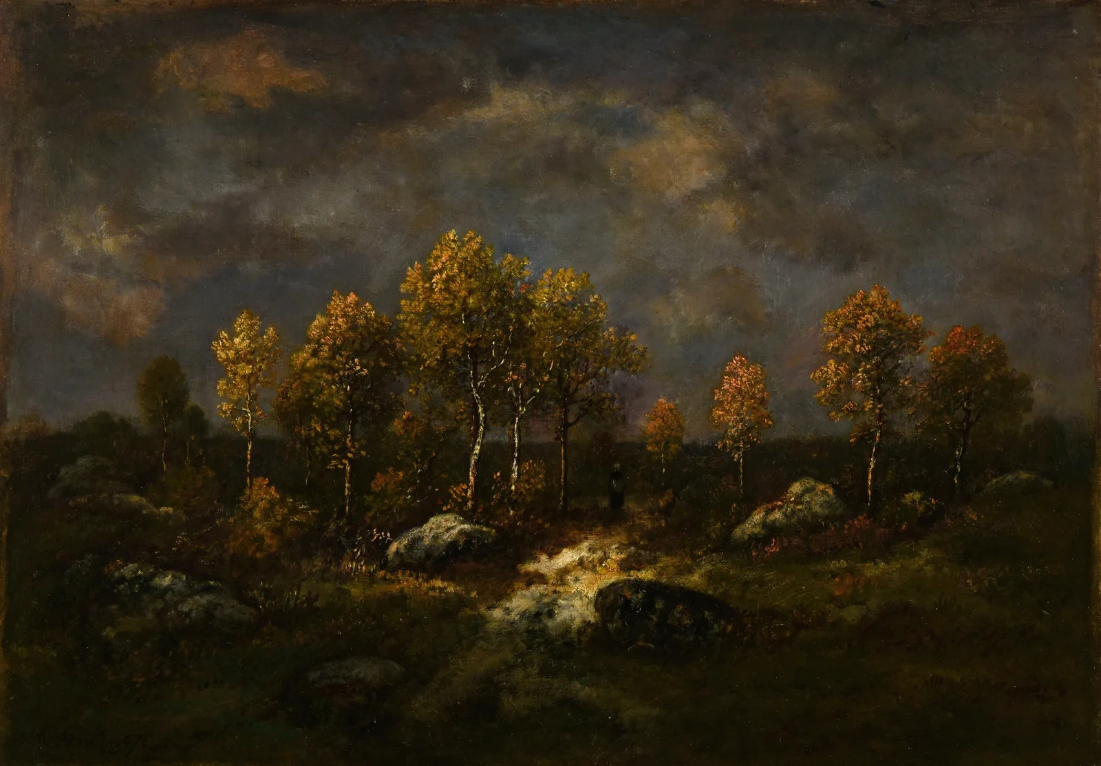 Ciel d’orage av Narcisse-Virgile Diaz de La Peña