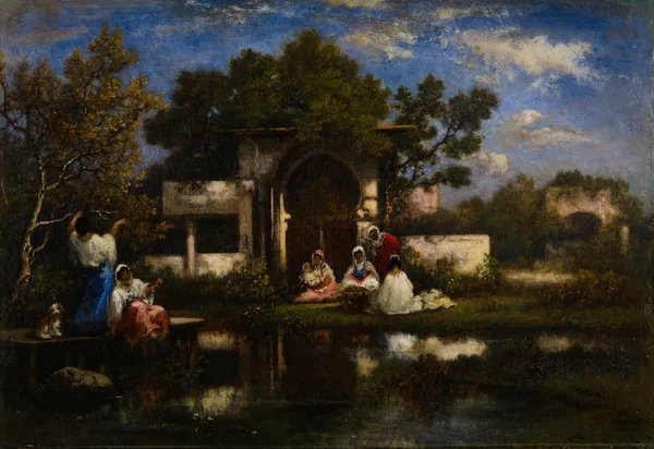 Seraglio, Constantinople av Narcisse-Virgile Diaz de La Peña