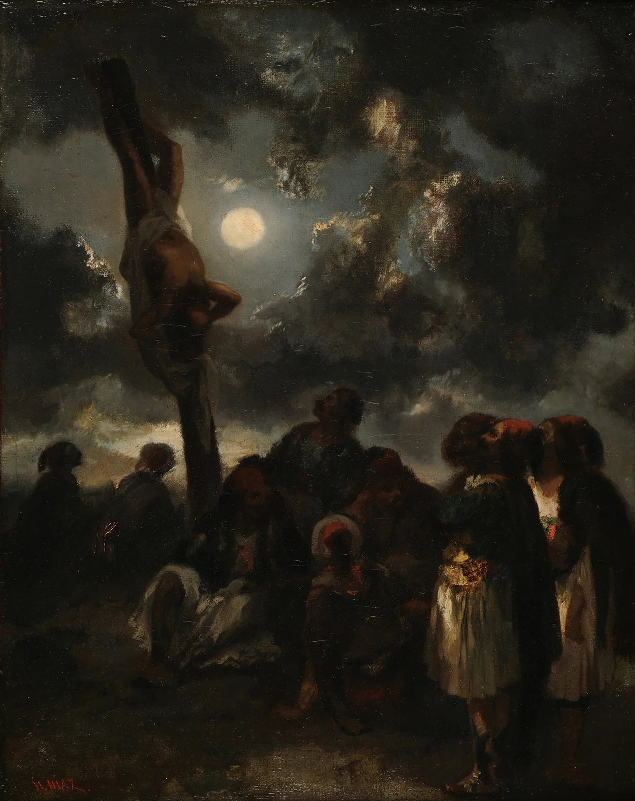 Supplice turc av Narcisse-Virgile Diaz de La Peña