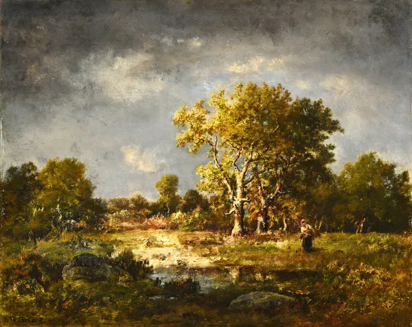 Une clairière av Narcisse-Virgile Diaz de La Peña