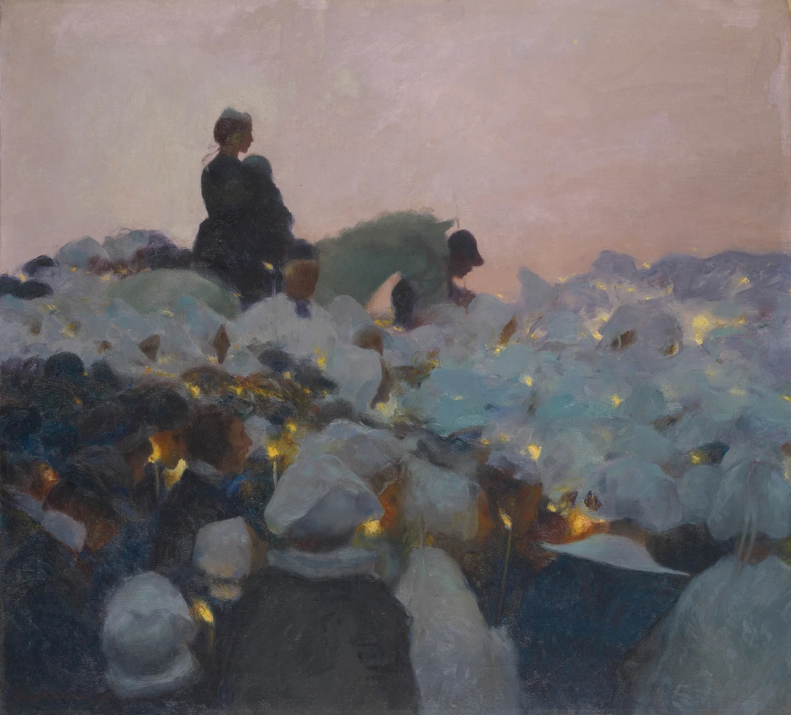 Pardon in Brittany av Gaston La Touche