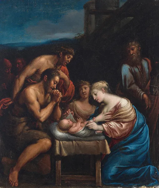 The Adoration of the Shepherds av Lavinia Fontana