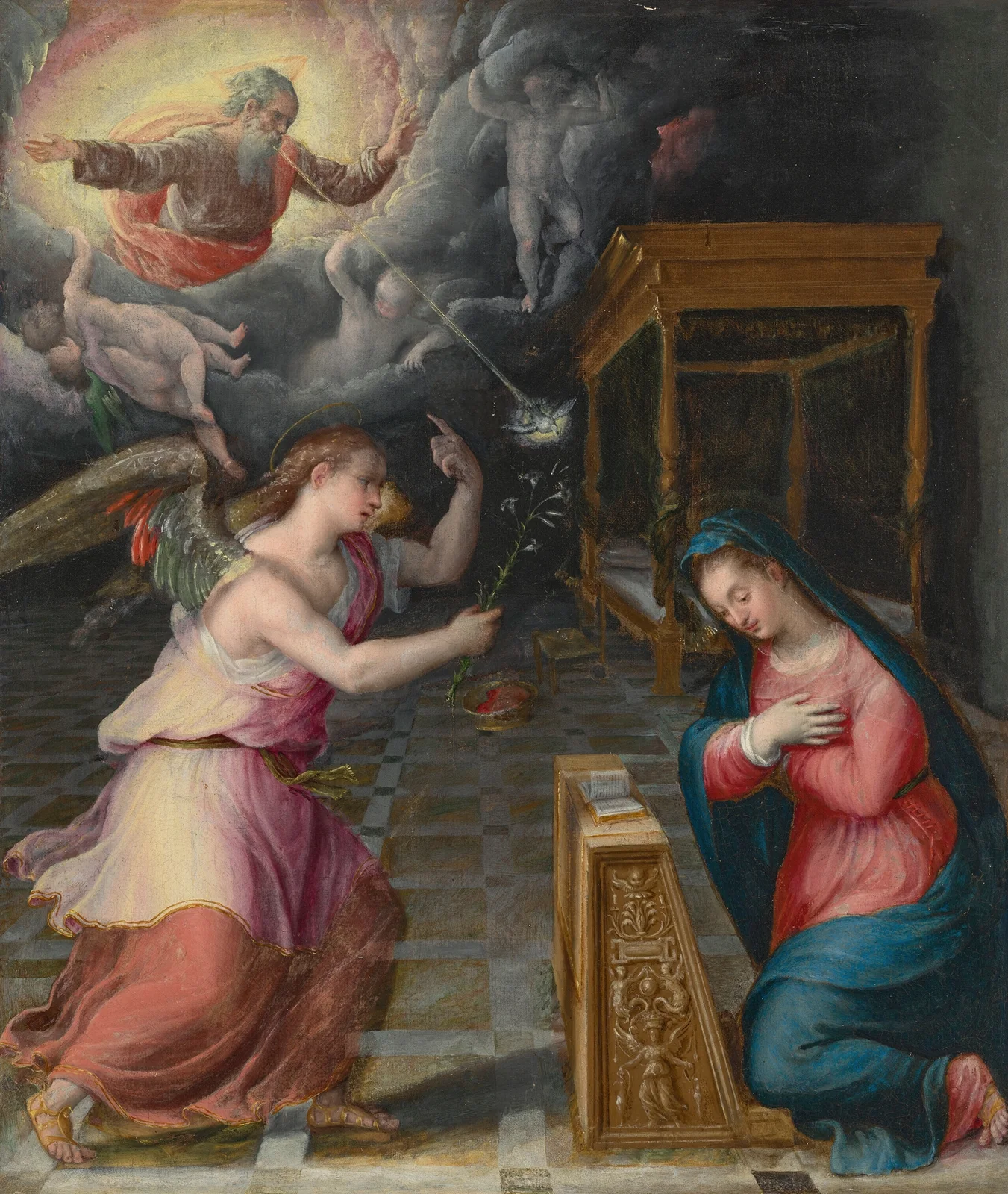 The Annunciation av Lavinia Fontana