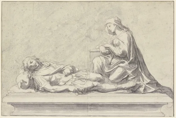 Grabmal des Nicolas de Bautru, Marquis de Vaubrun av Charles Le Brun
