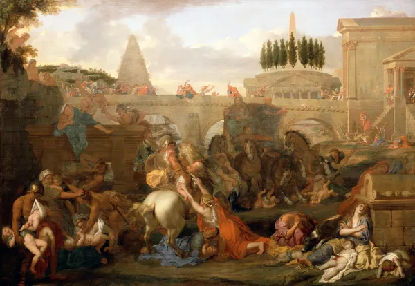 The Massacre Of The Innocents av Charles Le Brun