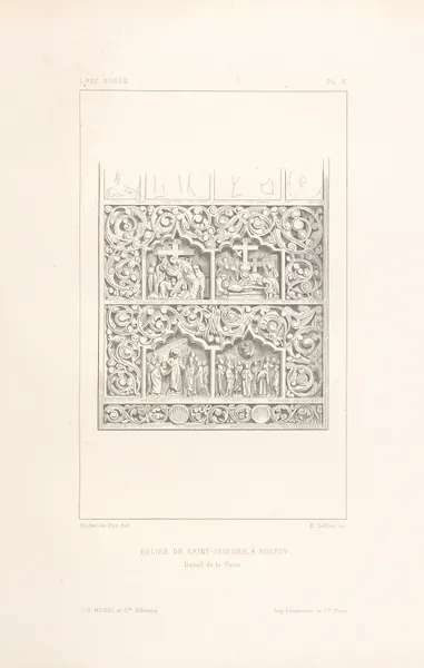 Église de Saint-Isidore, à Rostov. av Eugène-Emmanuel Viollet-le-Duc