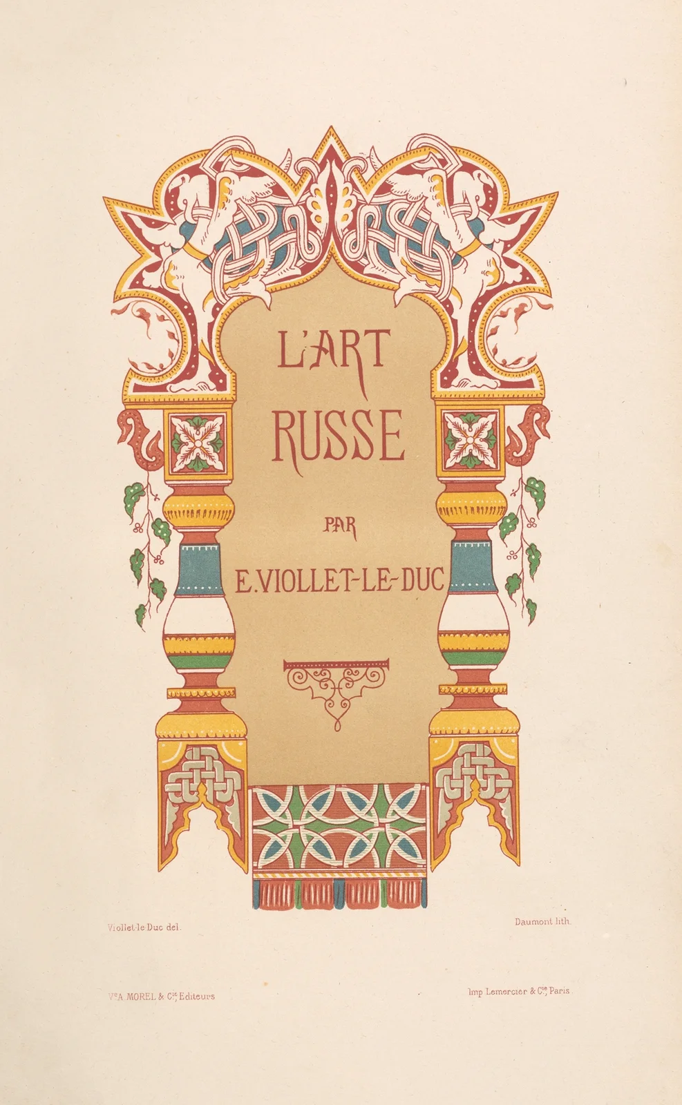 L’art russe – Frontispice av Eugène-Emmanuel Viollet-le-Duc