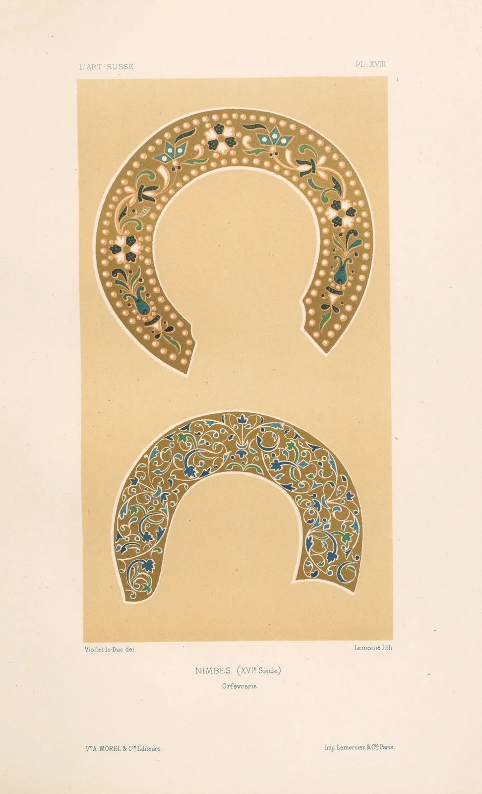 Nimbes (XVIe siècle). Orfèvrerie, 1877 – nr 2 av Eugène-Emmanuel Viollet-le-Duc