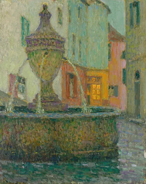 La Fontaine, Saint-Paul De Vence av Henri Le Sidaner