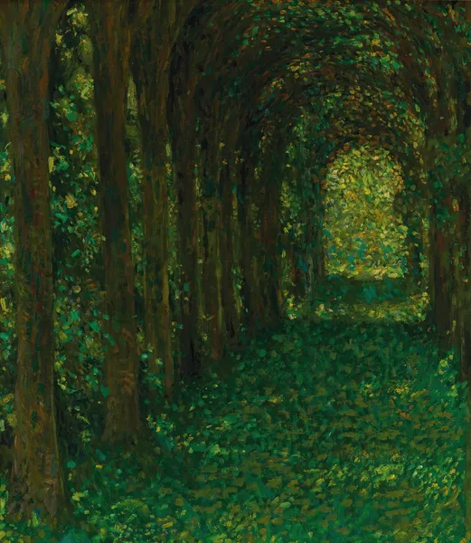 L’allée Verte av Henri Le Sidaner