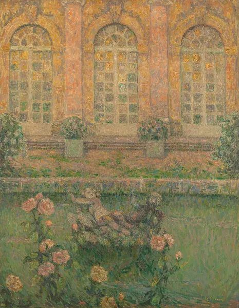 Roses de Trianon av Henri Le Sidaner