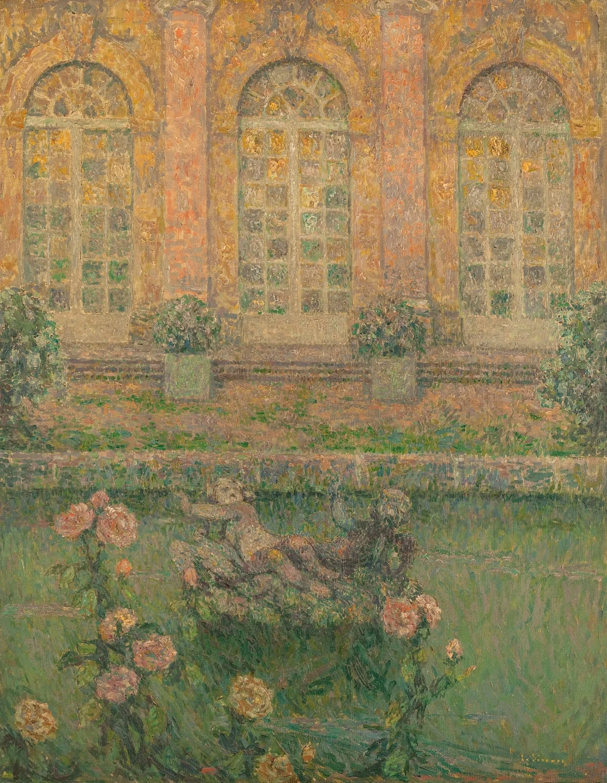 Roses de Trianon av Henri Le Sidaner