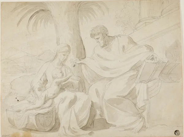 Holy Family av Eustache Le Sueur