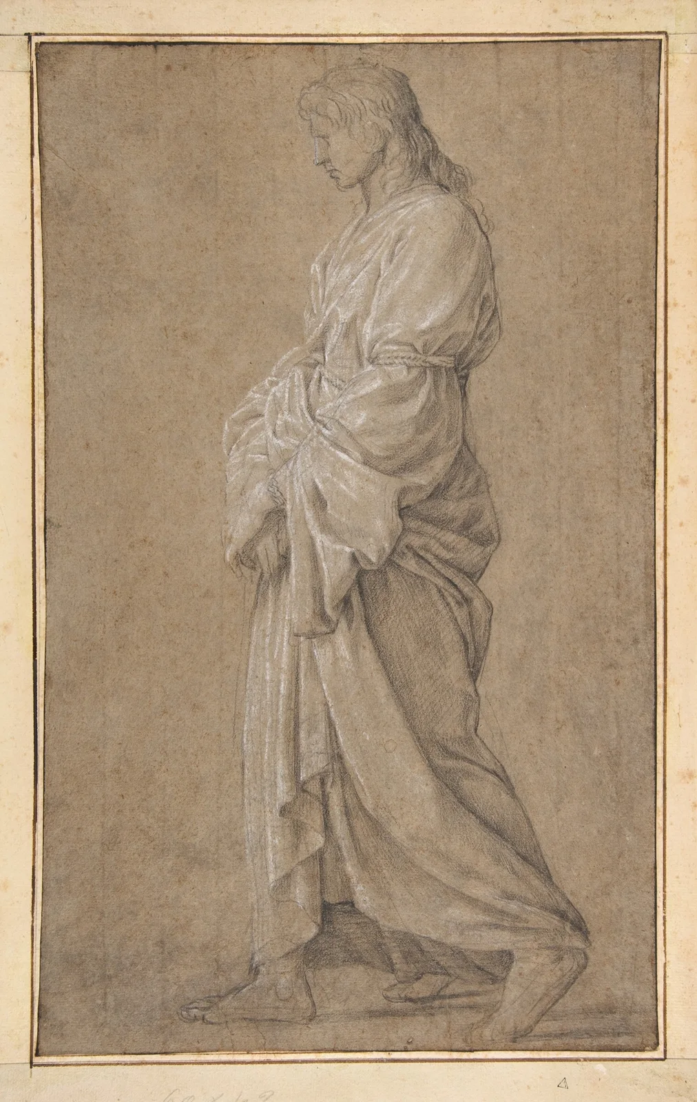 Study for Saint Gervasius av Eustache Le Sueur
