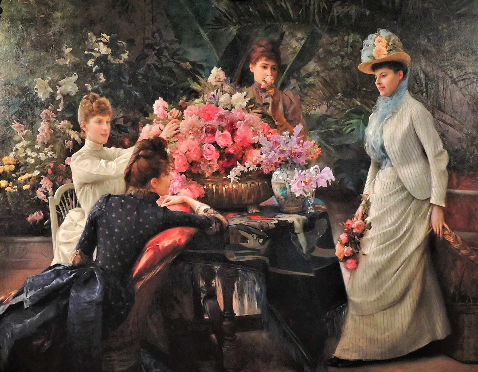 Spring Flowers av Julius Leblanc Stewart