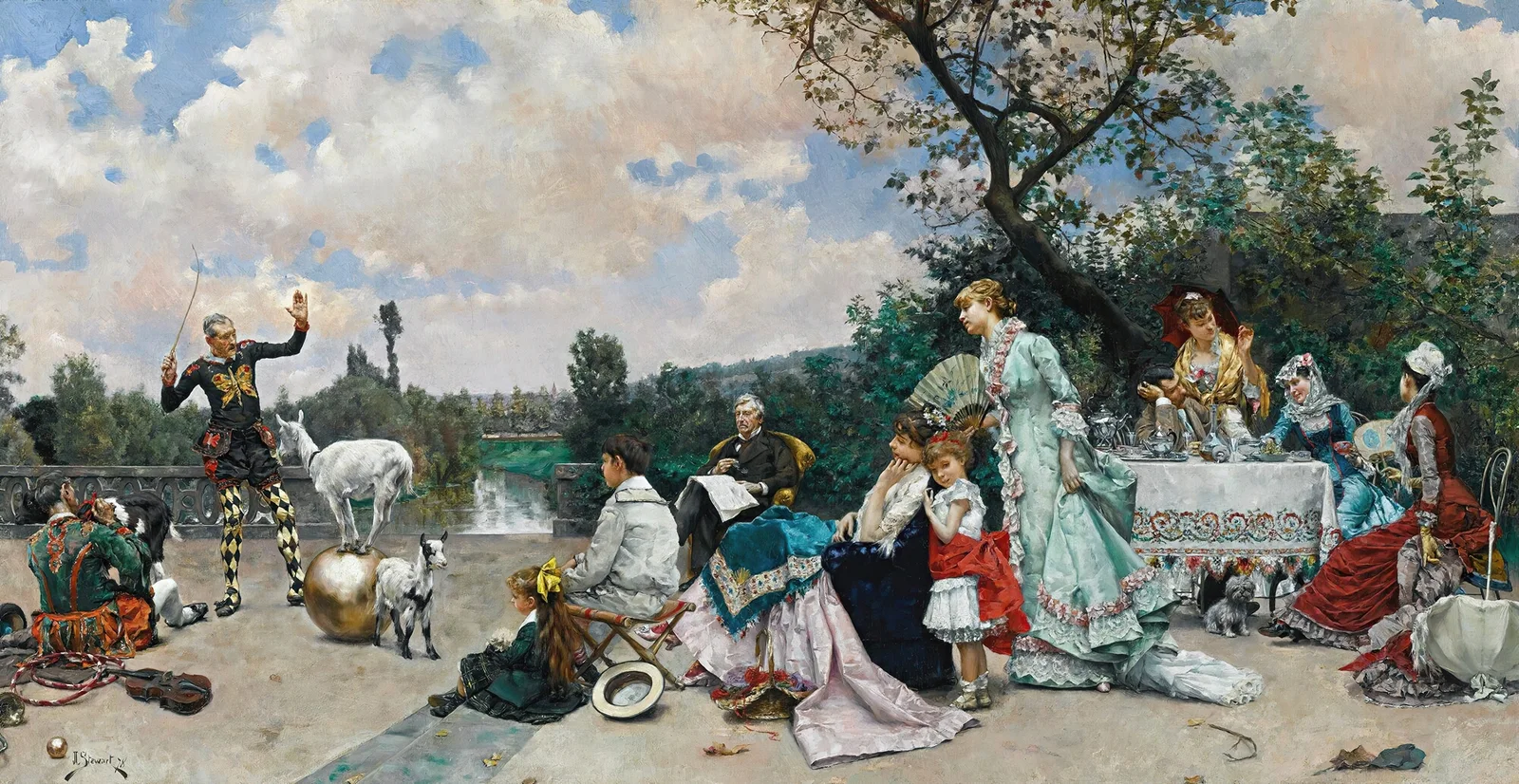 The Mountebank av Julius Leblanc Stewart