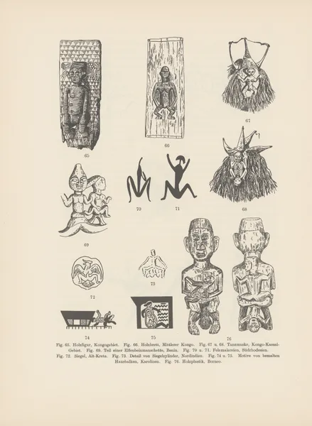 Ekade Ektab die Felsbilder Fezzans Pl.06 av Leo Frobenius