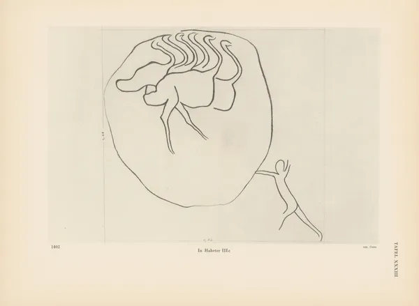 Ekade Ektab die Felsbilder Fezzans Pl.33 av Leo Frobenius