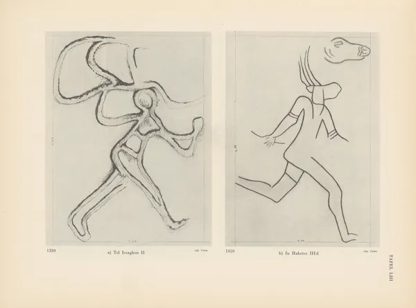 Ekade Ektab die Felsbilder Fezzans Pl.50 av Leo Frobenius