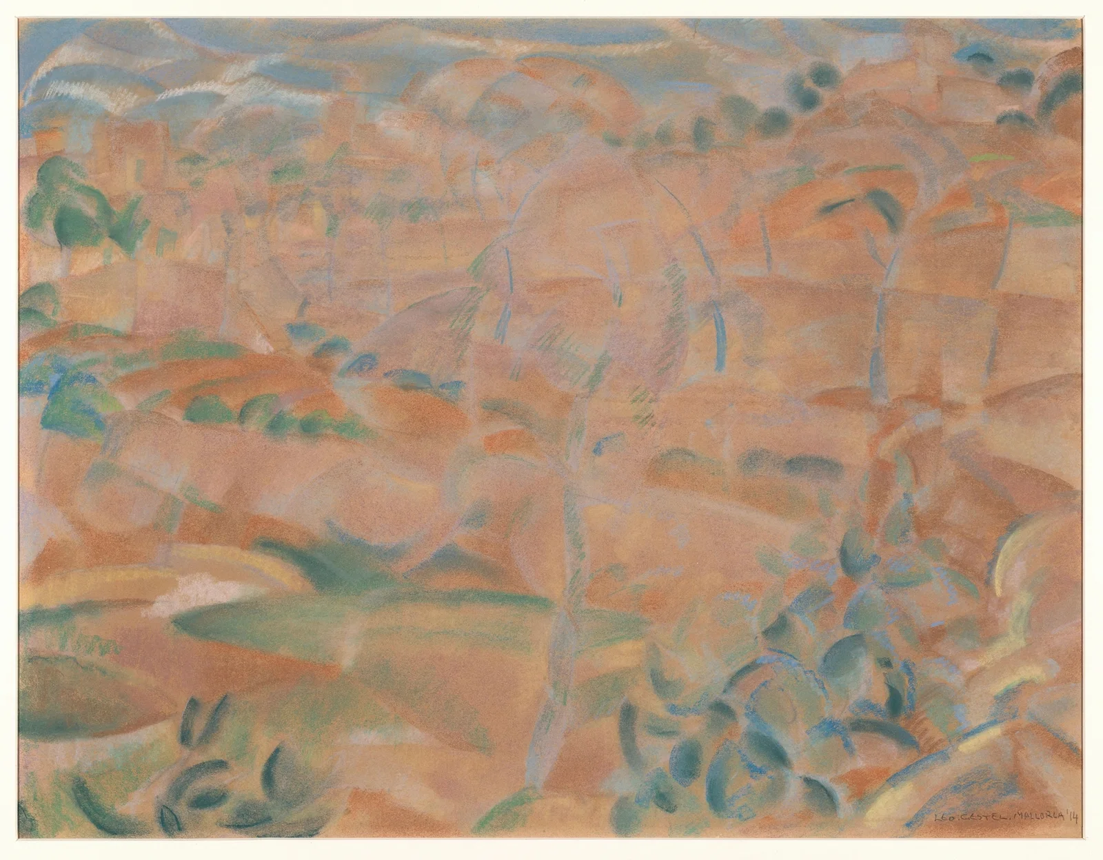 Landschap op Mallorca av Leo Gestel