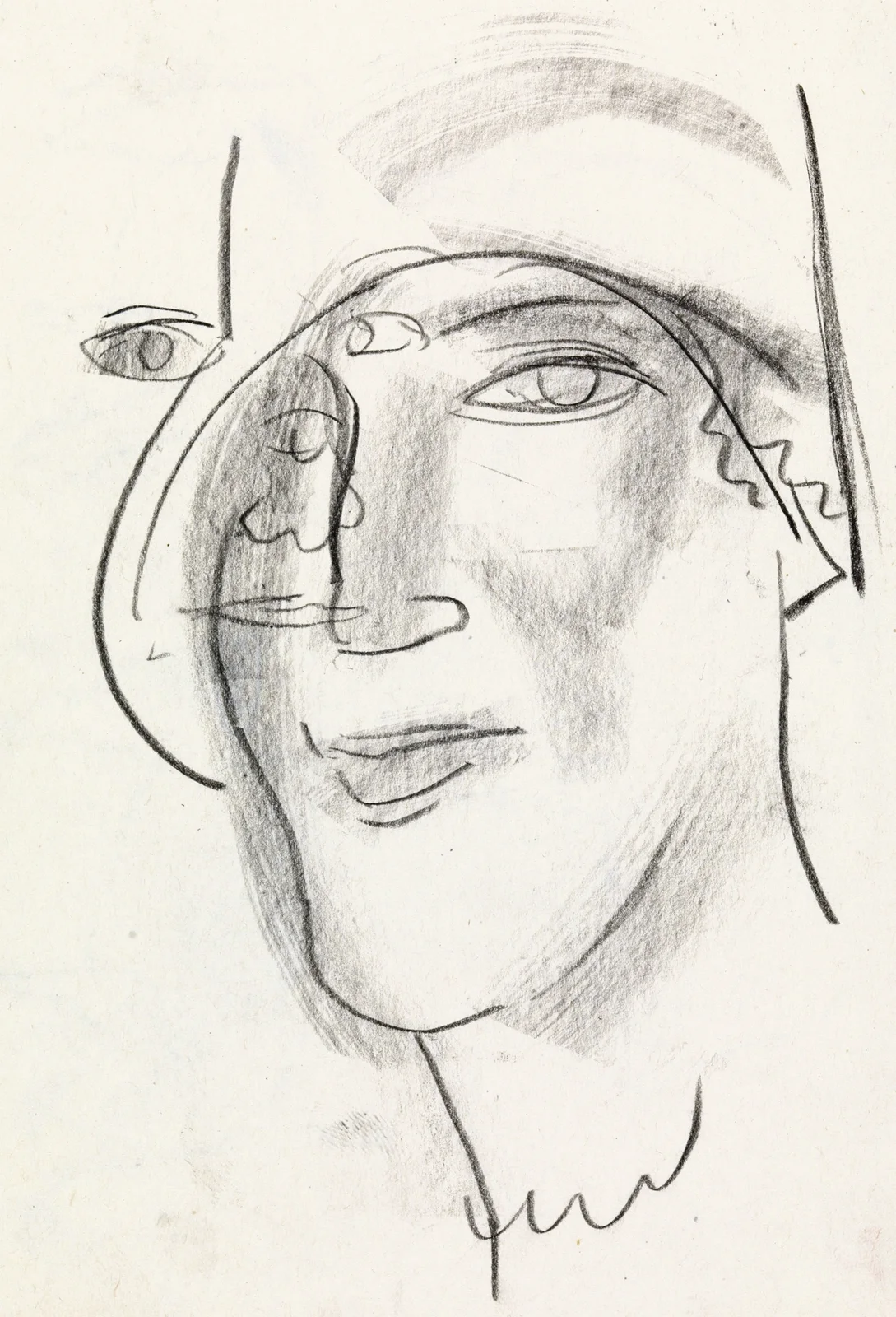 Vrouwen hoofd av Leo Gestel