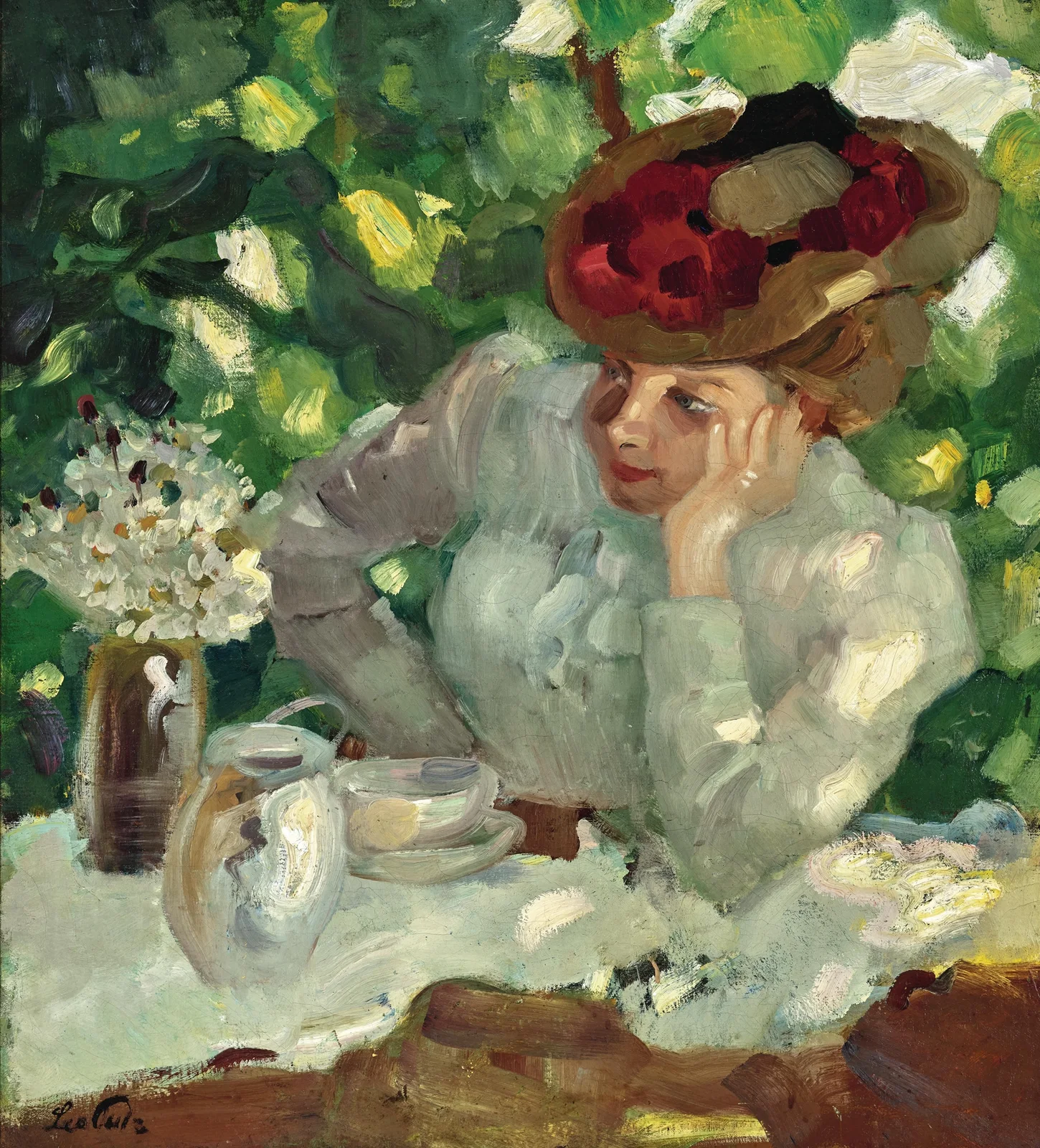 Sommerfrische (Summer vacation) av Leo Putz