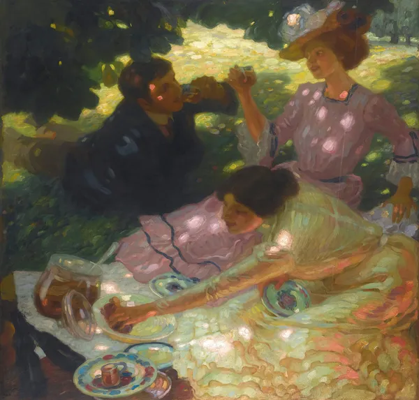 The Picnic av Leo Putz