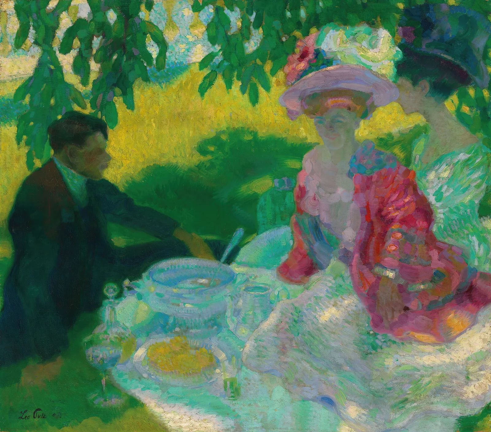 The picnic av Leo Putz
