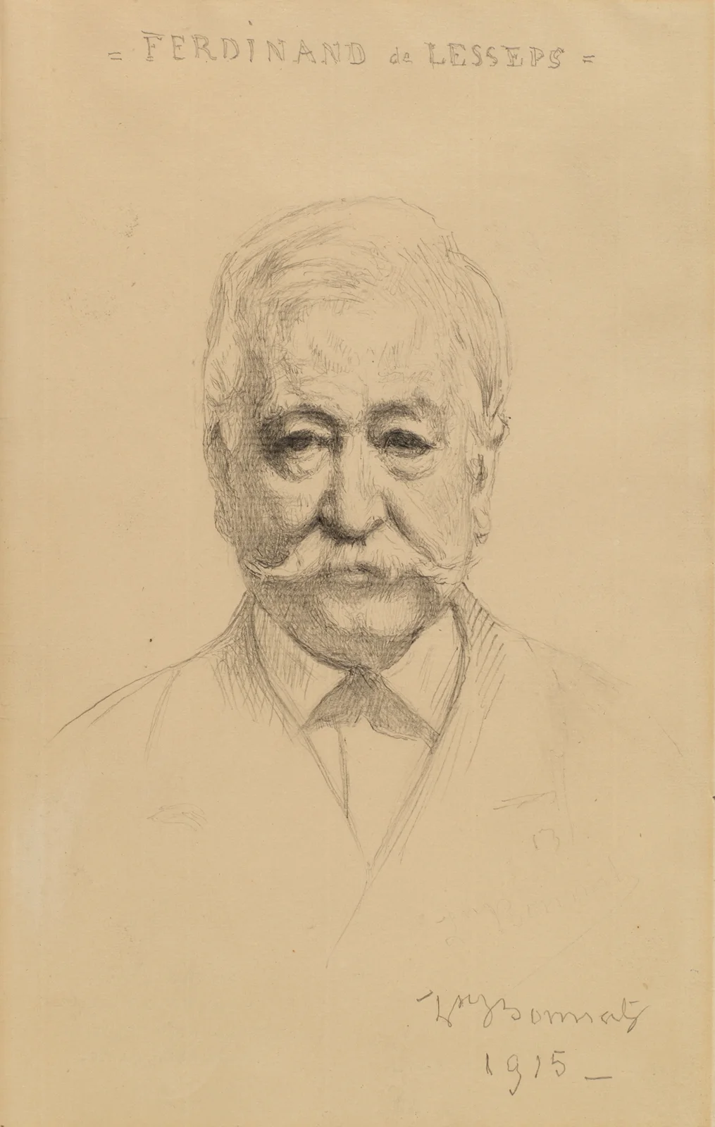 Ferdinand De Lesseps av Léon Bonnat
