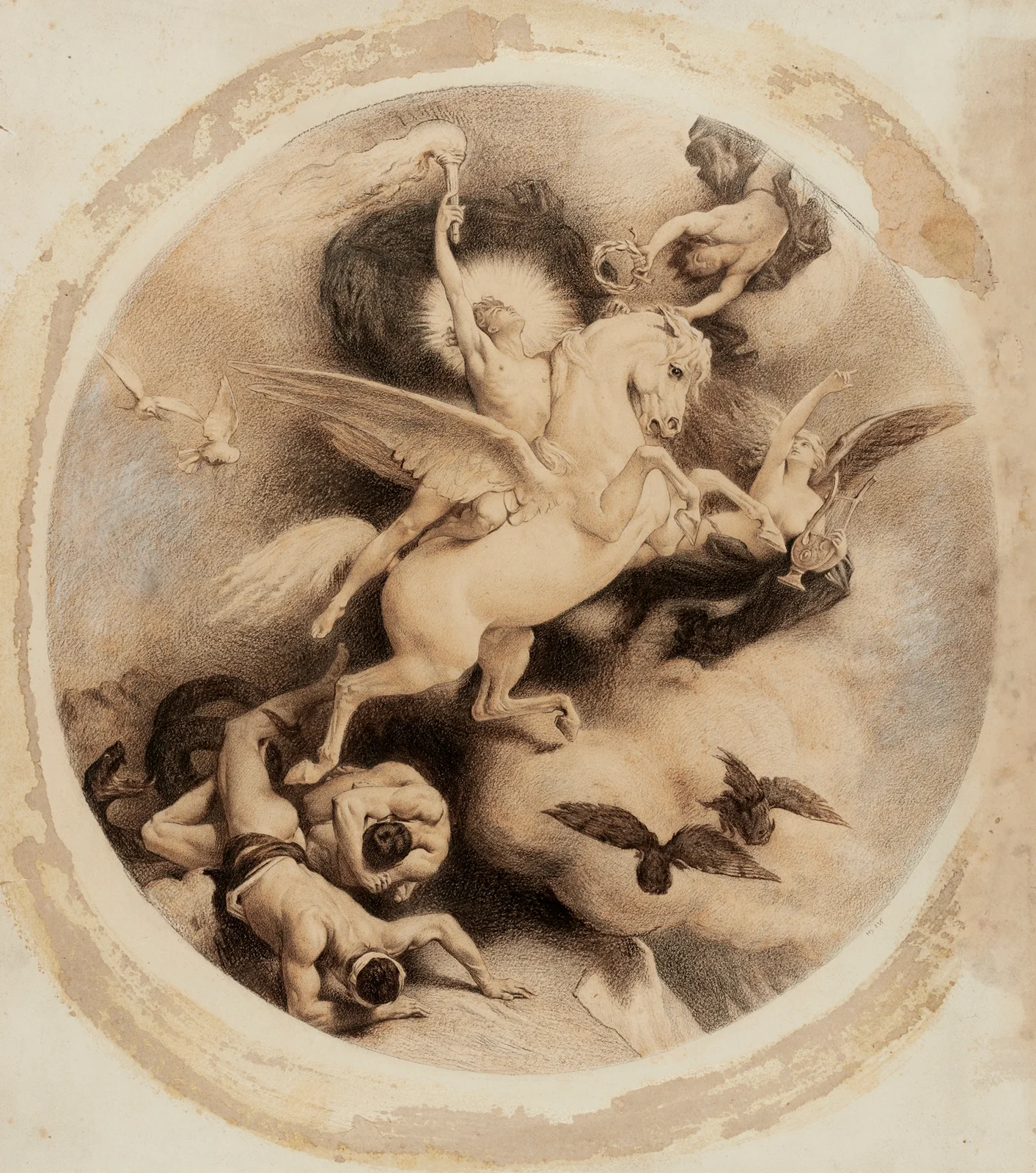 Le Triomphe de l’art – nr 2 av Léon Bonnat