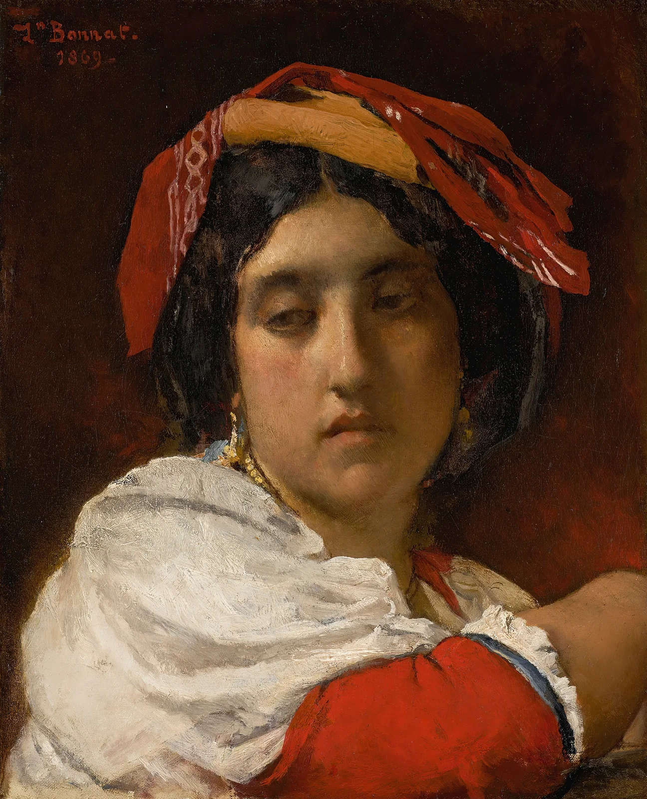 L’italienne av Léon Bonnat