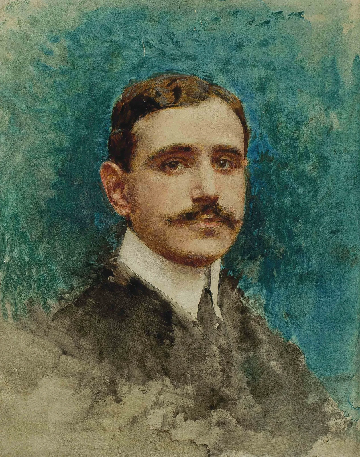 Portrait d’homme av Léon Bonnat