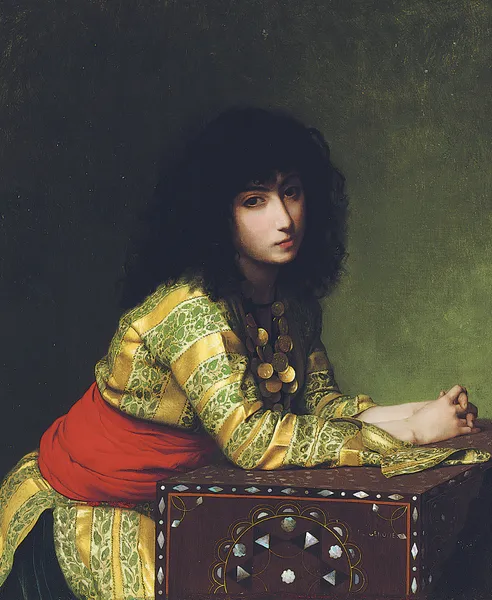 Egyptian girl av Jean-Léon Gérôme