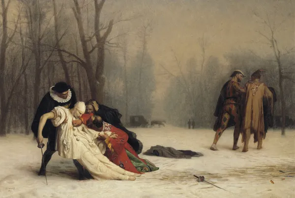The Duel After the Masquerade av Jean-Léon Gérôme